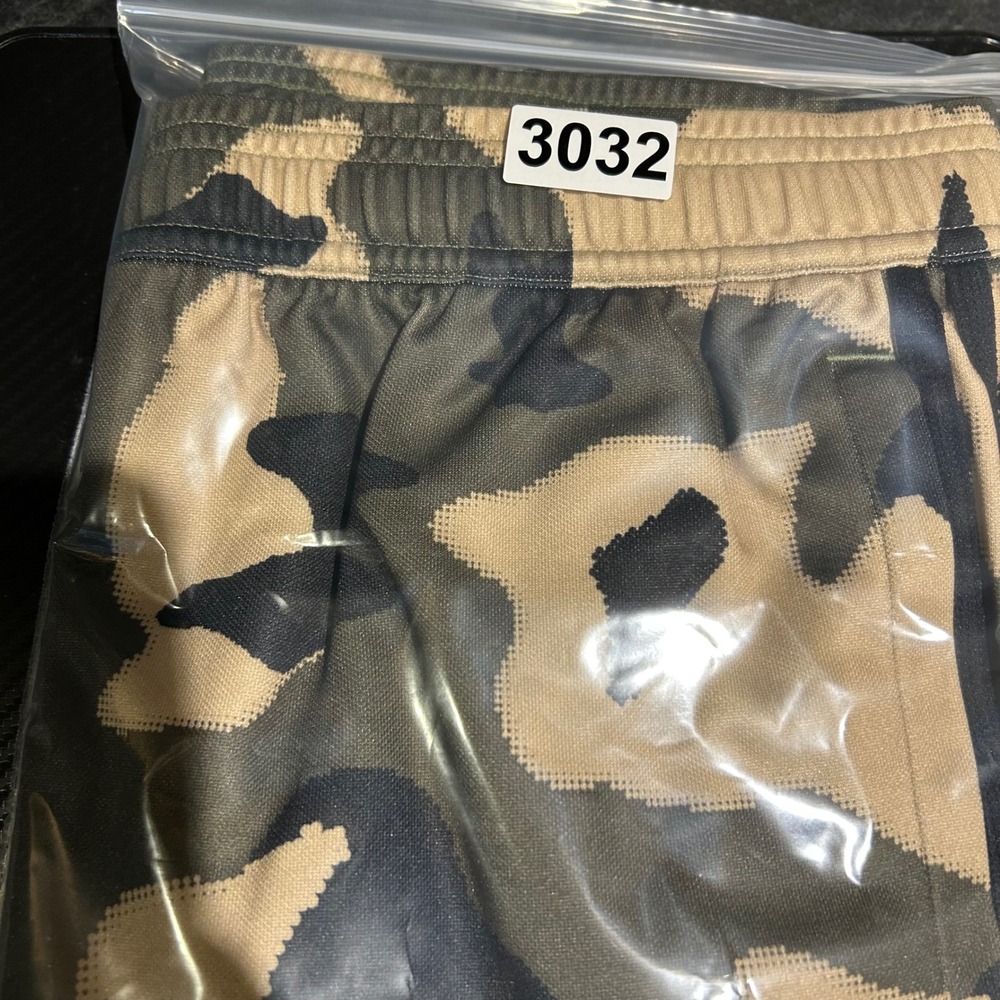 Adidas Track Pants Mens XL Green Camo Aeroready Joggers Ankle Zip 3-Stripe - Picture 13 of 13